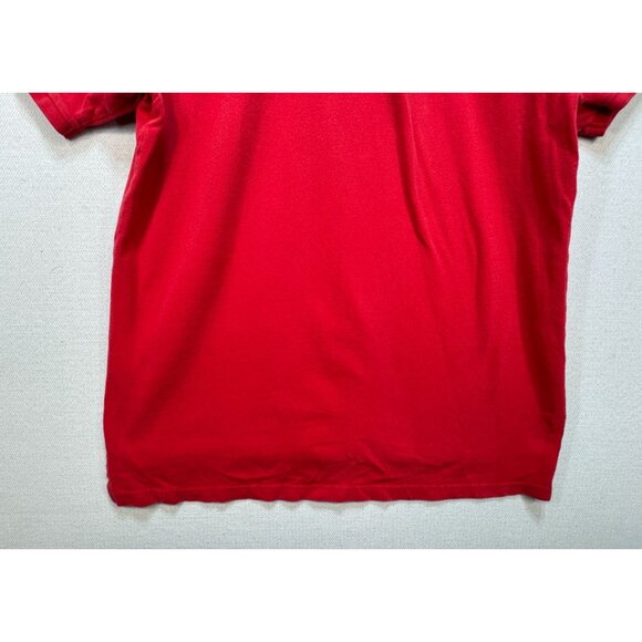 Abercrombie & Fitch Youth Preppy Muscle Fit Polo Shirt Size XL Red Casual - Picture 7 of 8